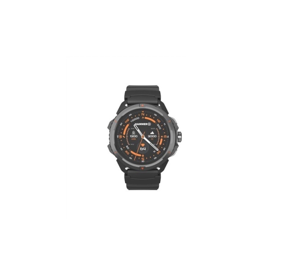 Smartwatch with GPS, AMOLED, 1.5", black