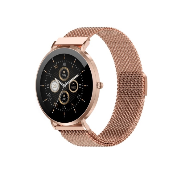 Denver SWC-394RG 3.35 cm (1.32") AMOLED 43 mm Analog 466 x 466 pixels Rose gold