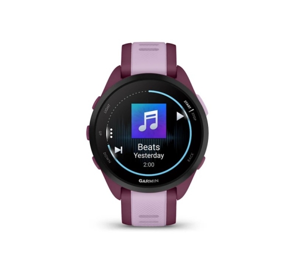 Garmin Forerunner 165 Music 3.05 cm (1.2") AMOLED 43 mm Digital 390 x 390 pixels Touchscreen Purple GPS (satellite)