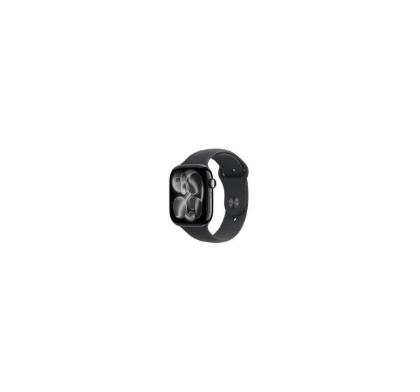 Apple Watch Series 11Â GPS + Cellular 46mm Space Grey Aluminium Case with Black Sport Band - S/M
