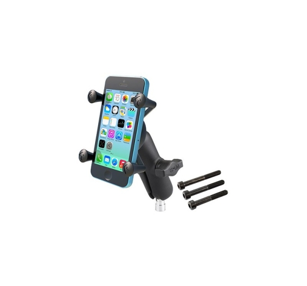 RAM Mounts X-Grip Phone Mount with Motorcycle Handlebar Clamp Base