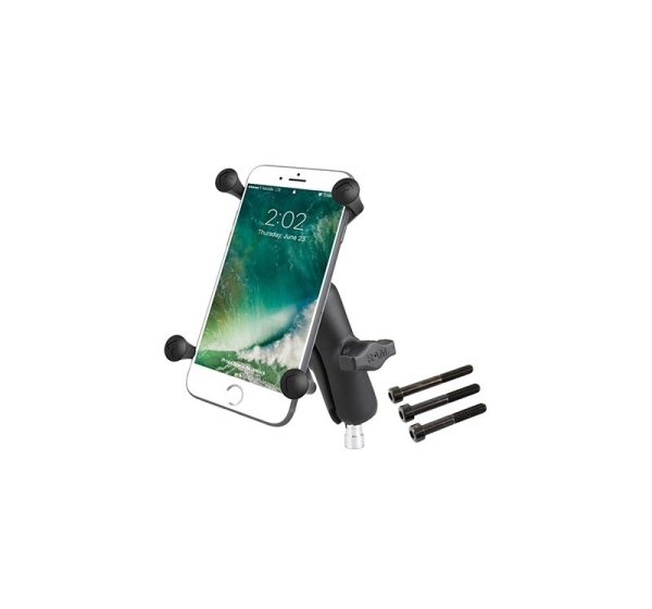 RAM Mounts X-Grip Large Phone Mount with Motorcycle Handlebar Clamp Base