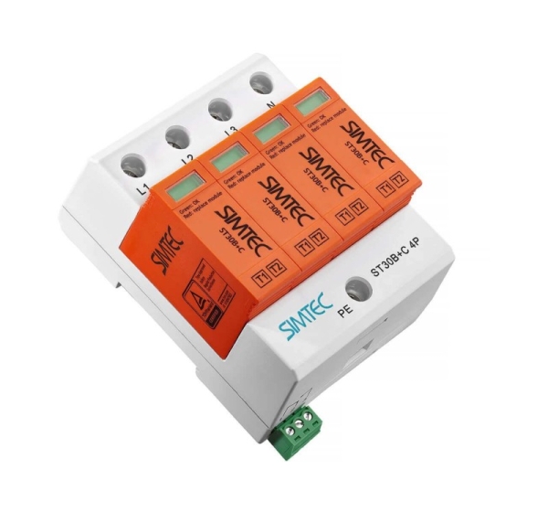 Surge Protector T1+T2 B+C 4P SIMTEC