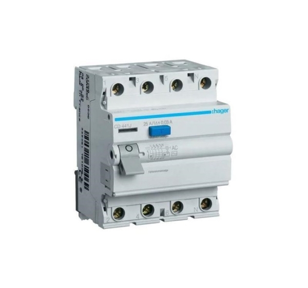 RELAY CURR LEAK 4P 25 A 30 MA CD426J