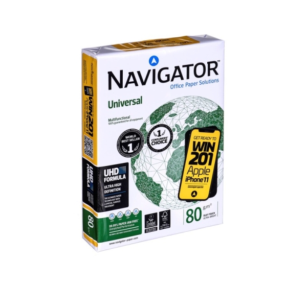 Paper copier office Universal Premium Navigator 8247A80 (A4; 80g/m2; 500 sheets; paper white)
