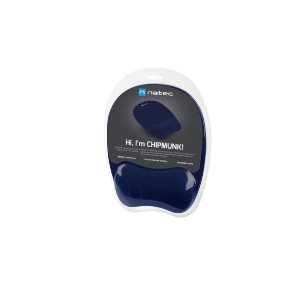 NATEC MOUSE PAD CHIPMUNK NAVY BLUE 230X200MM MEMOR