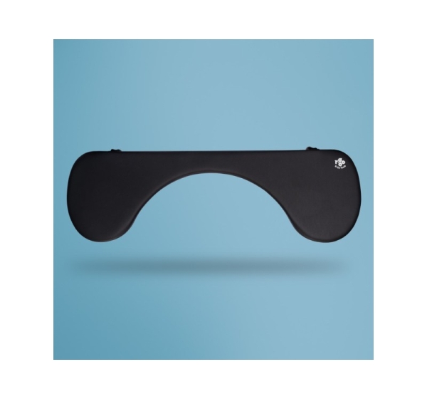 R-Go Tools Armrest R-Go, ergonomic, symmetrical, with abdominal cutout, soft foam, black