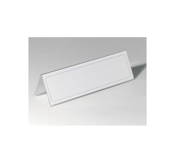 Durable 8053-19 non-metallic nameplate Transparent