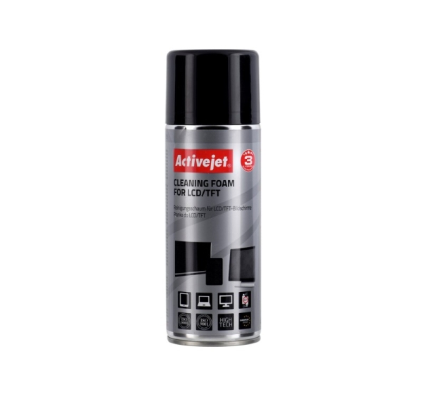 Activejet AOC-105 cleaning foam for LCD/TFT/plasma screens 400 ml