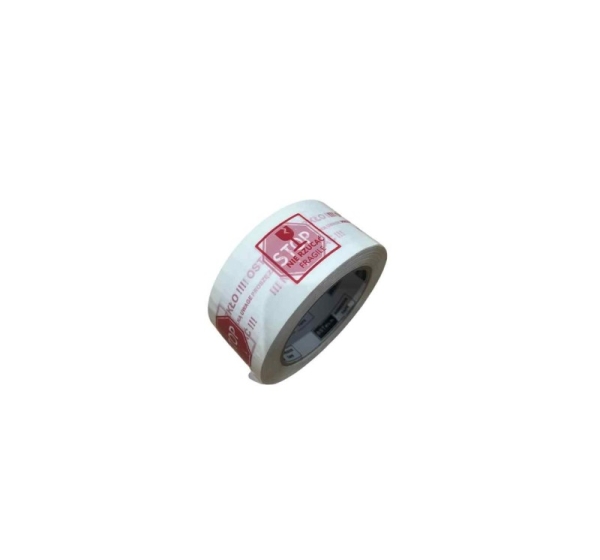 BSTech tape adhesive with print 48x100m "Careful glass"