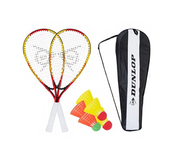 Crossminton Racketball Set Dunlop yellow and red 762091