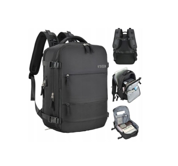 NOVEEN CTB400 Black Cabin Travel Backpack 40x20x25