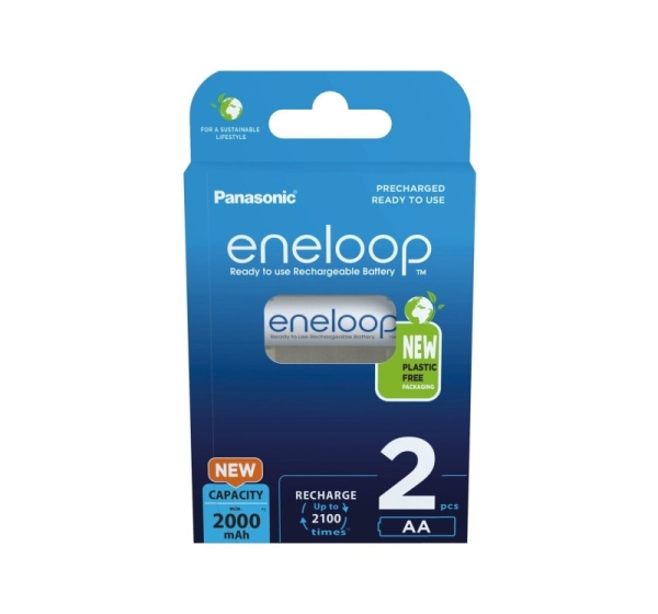 Rechargeable batteries PANASONIC ENELOOP AA 2000 mAh 2 szt (BK-3MCDE/2CP)