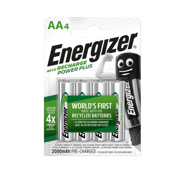 ENERGIZER Rechargeable Battery POWER PLUS AA HR6/4 2000mAh