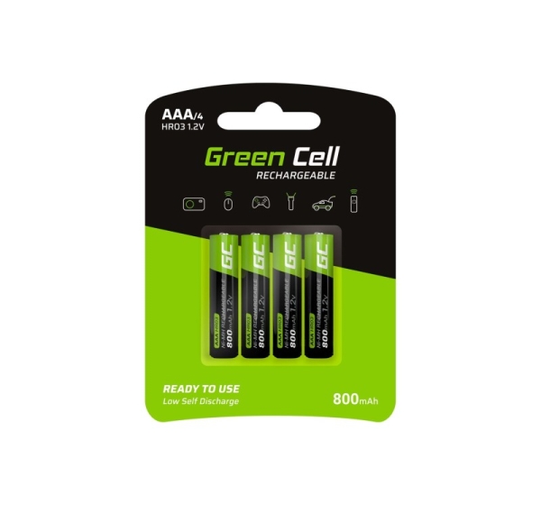 Green Cell GR04 household battery Rechargeable battery AAA Nickel-Metal Hydride (NiMH)