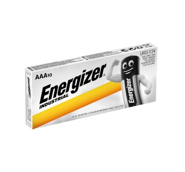ENERGIZER BATTERY INDUSTRIAL PRO AAA LR03 1.5V 10 PCS