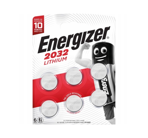 ENERGIZER BATTERIES SPECIAL CR2032 6 PIECES NEW