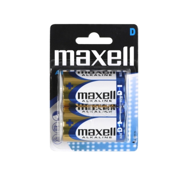 MAXELL battery alkaline LR20 2 pcs.
