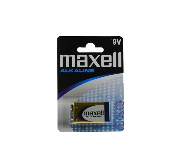 MAXELL battery Alkaline 9V, 6LR61, 1 pcs.