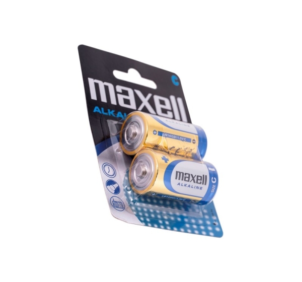 MAXELL battery alkaline LR14, 2 pcs.