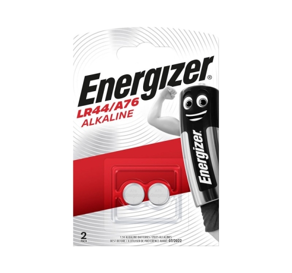 ENERGIZER BATTERIES ALKALINE SPECIALTY LR44/ A76 2 PIECES 1,5V