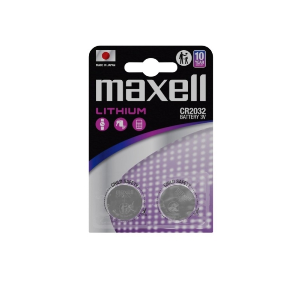 MAXELL CR2032 Battery specialized 2 pcs.