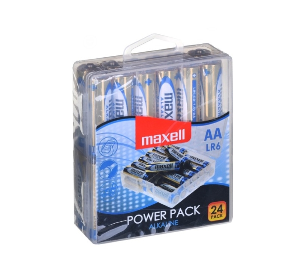 MAXELL Battery alkaline LR6 VALUE BOX, 24 pcs.
