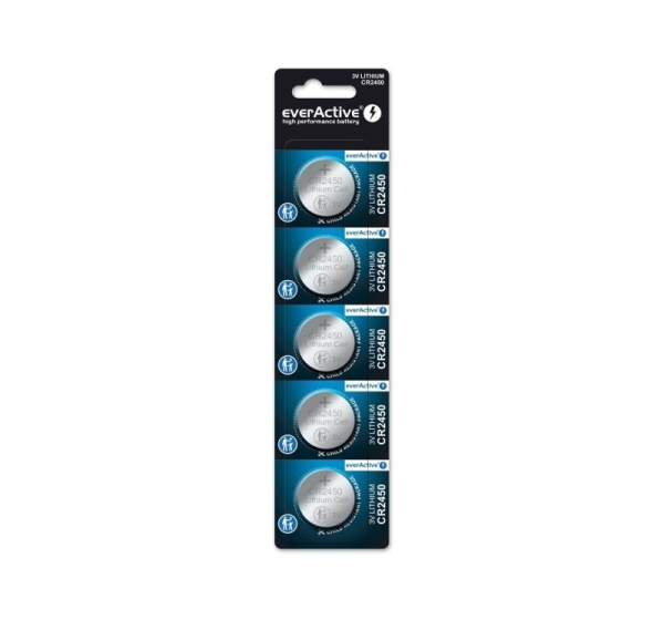 Lithium battery mini everActive CR2450 5 pcs.