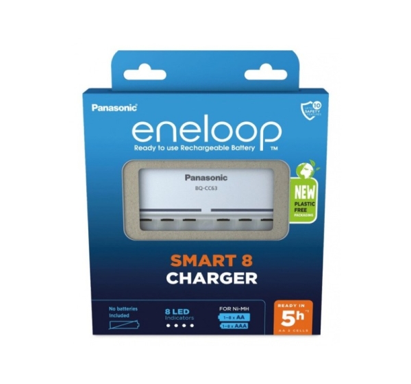 Battery charger PANASONIC Eneloop Smart 8 BQ-CC63 (BQ-CC63E ERP)