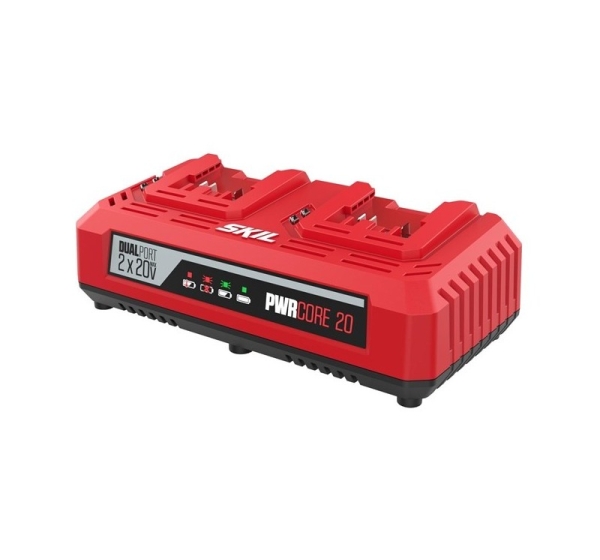 SKIL DUAL CHARGER 2X20V MAX(18V)