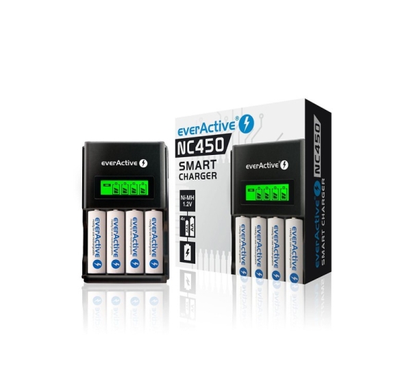 Charger everActive NC-450 Black Edition