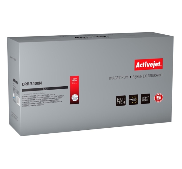 Activejet DRB-3400N drum (replacement for Brother DR-3400; Supreme; 50000 pages; black)