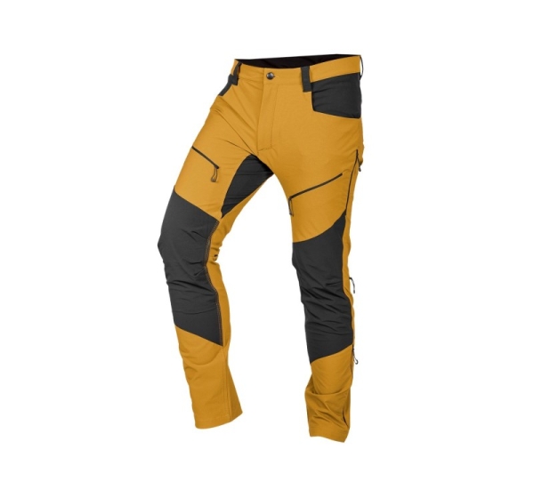Work trousers OUTDOOR, 4-way stretch, mustard, size M