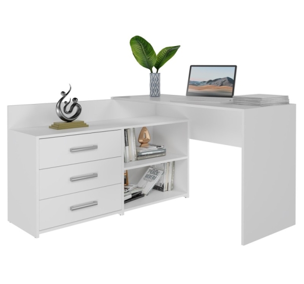Topeshop DANY BIEL KPL computer desk White