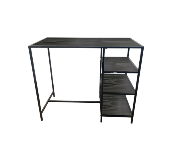 BAR TABLE GABE BLACK/BLACK 100X120X60CM