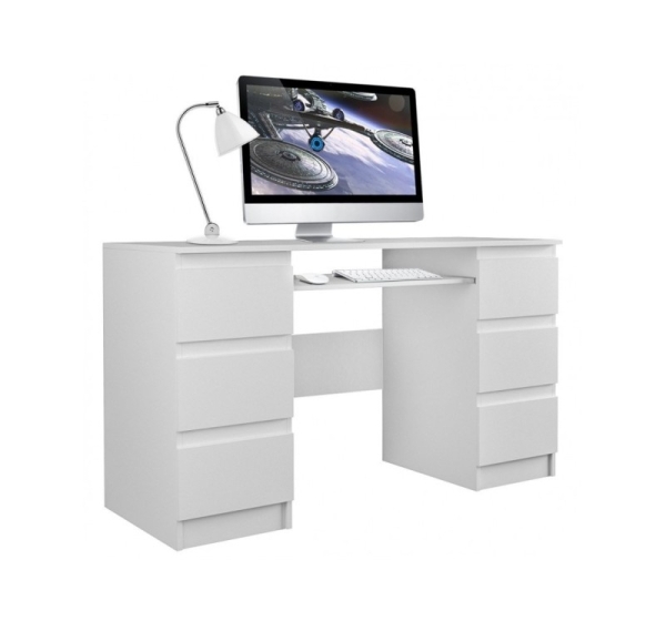 Topeshop KUBA BIEL MAT computer desk White