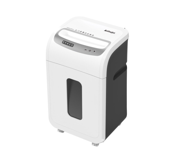 Shredder Activejet ASH-1602M, P-5, 28 l, 2x14 mm shreds, white