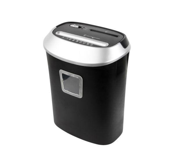 Shredder Activejet ASH-1201D, P-3, 25 l, 5x38 mm shreds, black and silver.