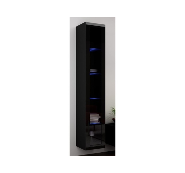 Cama Glass-case VIGO '180' 180/40/30 black/black gloss