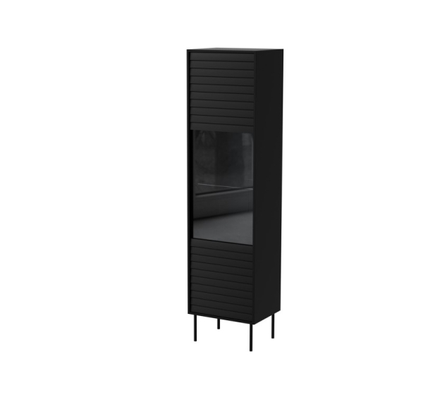 Cama CORTINA display cabinet 53x40x182 black