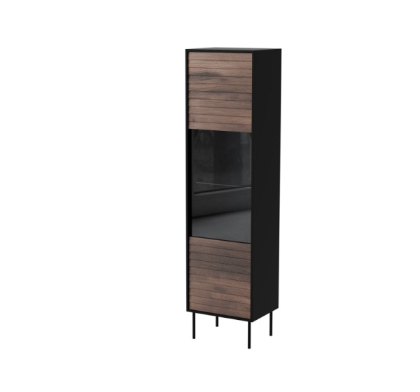 Cama CORTINA display cabinet 53x40x182 black
