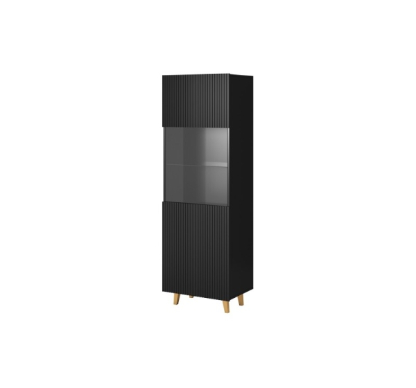 Display cabinet PAFOS 60x40x182 mat black