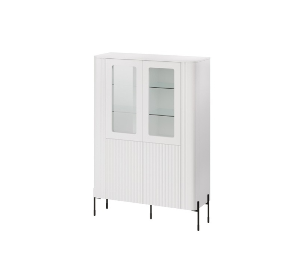Cama VERA display cabinet 110x40x160 matt white