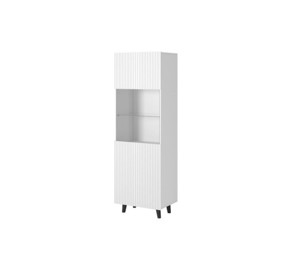 Display cabinet PAFOS 60x40x182 cm white matt