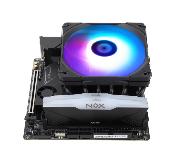 Thermalright AXP120-X67 Processor Heatsink/Radiator 12 cm Black