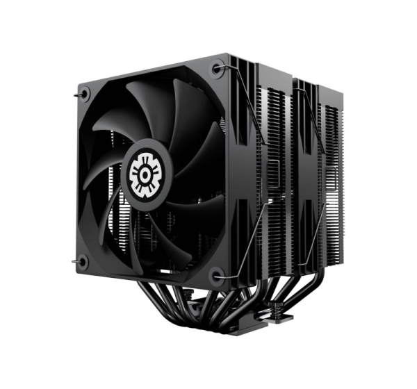 Enermax ETS-TD60D computer cooling system Processor Air cooler 12 cm Black