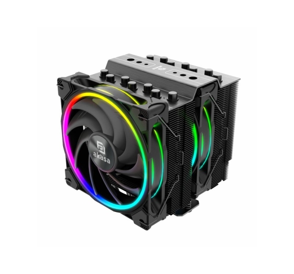 Akasa SOHO H7 Processor Air cooler 12 cm Black 1 pc(s)
