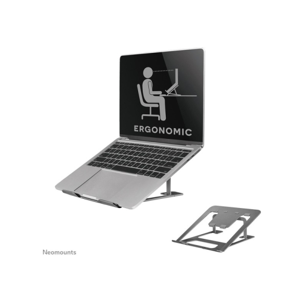 Neomounts NSLS085GREY Laptop stand 10-17" - foldable - compact - universal