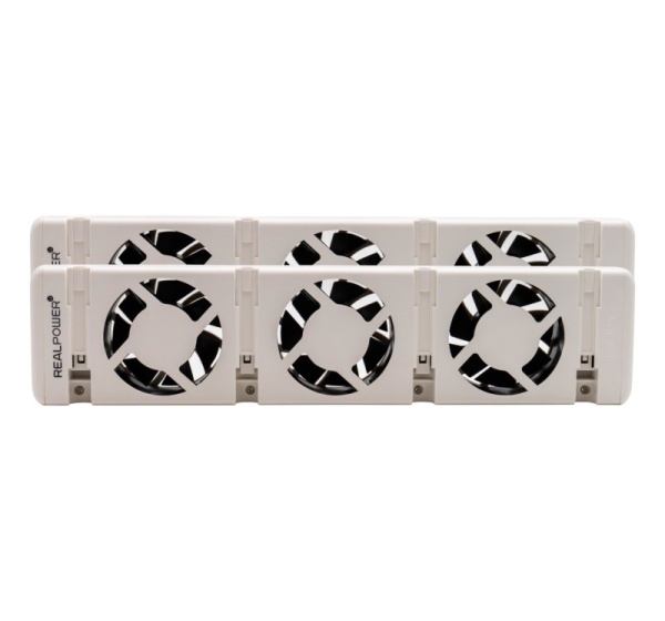 RealPower HL-2 Indoor White Fan electric space heater