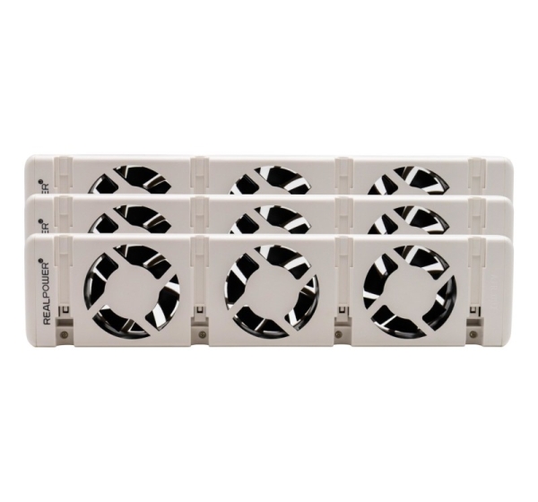RealPower HL-3 Indoor White Fan electric space heater